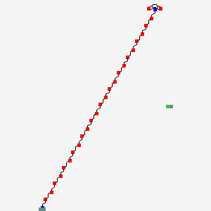 molecular formula C54H105ClN2O26 B11931433 Mal-PEG25-NH2 hydrochloride 