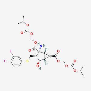 molecular formula C25H31F2NO11S B11931462 LY3027788 