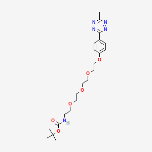 molecular formula C22H33N5O6 B1193155 Methyltetrazine-PEG4-NH-Boc 