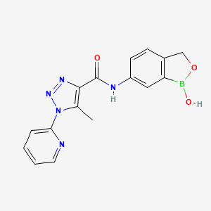molecular formula C16H14BN5O3 B11931583 DNDI-6148 