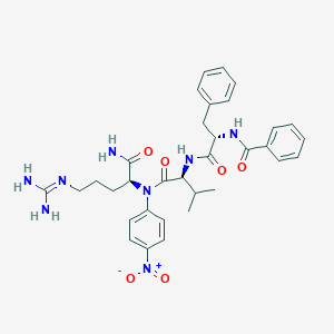 molecular formula C33H40N8O6 B11931603 Bz-Phe-Val-N(Ph(4-NO2))Arg-NH2 