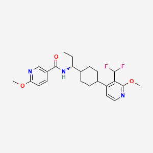 molecular formula C23H29F2N3O3 B11931624 BMT-297376 
