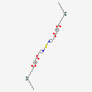 molecular formula C70H112N2O8S2 B11931678 ssPalmO-Phe 