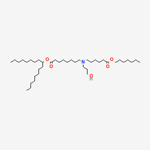 molecular formula C41H81NO5 B11931711 heptadecan-9-yl 8-[(6-heptoxy-6-oxohexyl)-(3-hydroxypropyl)amino]octanoate 