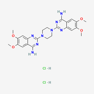 molecular formula C24H30Cl2N8O4 B11931716 Terazosin dimer impurity dihydrochloride 