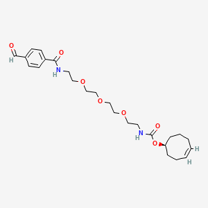molecular formula C25H36N2O7 B11931720 TCO-PEG3-aldehyde 