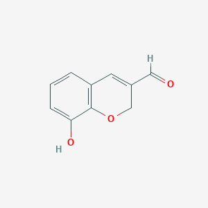 molecular formula C10H8O3 B11931732 8-hydroxy-2H-chromene-3-carbaldehyde 