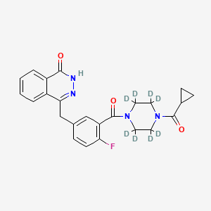 molecular formula C24H23FN4O3 B11931777 Olaparib-d8 