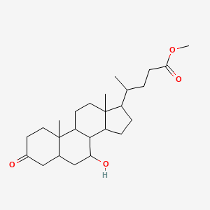 molecular formula C25H40O4 B11931784 Cholan-24-oic acid, 7-hydroxy-3-oxo-, methyl ester, (5beta,7alpha)- 