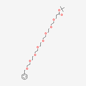 molecular formula C28H48O10 B11931811 Benzyl-PEG8-t-butyl ester 