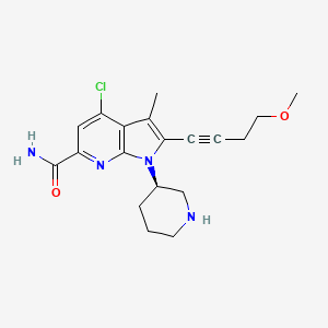 molecular formula C19H23ClN4O2 B11931898 pan-PIM inhibitor 17 