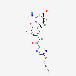 molecular formula C22H21F2N5O3S B11931912 AM-6494 