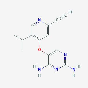 molecular formula C14H15N5O B11932013 1-Aminocyclopentane-1-carboxylicacid 