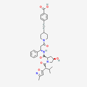 molecular formula C37H42N4O7 B11932026 VHL Ligand-Linker Conjugates 17 