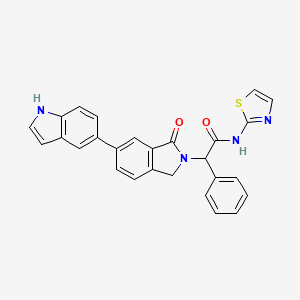 molecular formula C27H20N4O2S B11932031 JBJ-02-112-05 