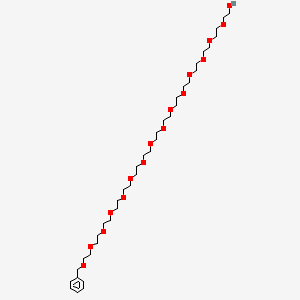 molecular formula C37H68O16 B11932090 Benzyl-PEG15-alcohol 