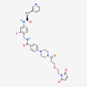 molecular formula C36H37FN6O6 B11932095 NAMPT inhibitor-linker 1 