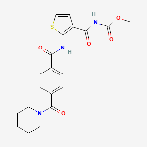 molecular formula C20H21N3O5S B11932108 DprE1-IN-4 