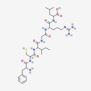 molecular formula C32H53N9O7S B11932151 H-DL-Phe-DL-Cys-DL-xiIle-Gly-DL-Arg-DL-Leu-OH 