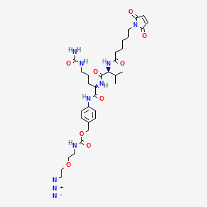 molecular formula C33H48N10O9 B11932180 MC-VC-PAB-Azide 