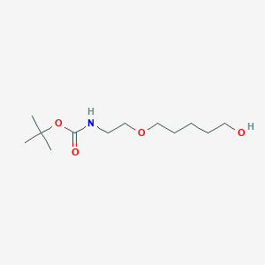 molecular formula C12H25NO4 B11932192 Boc-NH-PEG1-C5-OH 