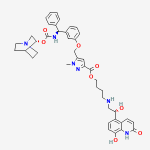molecular formula C42H48N6O8 B11932279 CHF-6366 