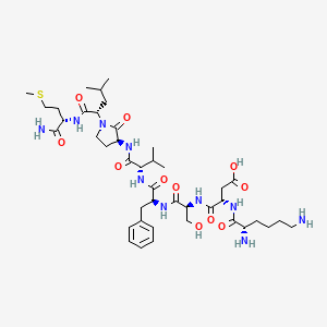 molecular formula C42H68N10O11S B11932321 GR 64349 