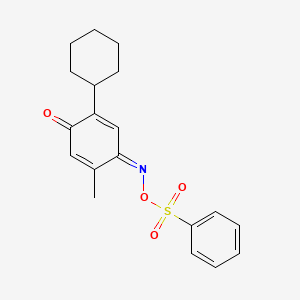 molecular formula C19H20NO4S- B1193235 ML233 