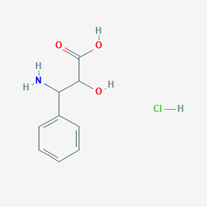 molecular formula C9H12ClNO3 B11932384 (2R,3S)-3-Phenylisoserine hydrochloride salt 