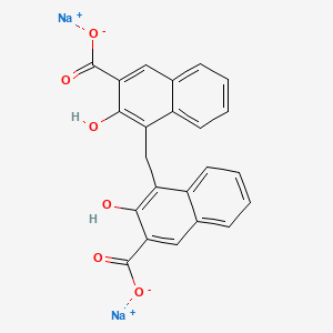 molecular formula C23H14Na2O6 B11932428 Pamoic acid disodium 
