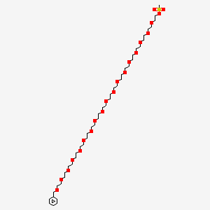 molecular formula C44H82O21S B11932601 Benzyl-PEG18-MS 