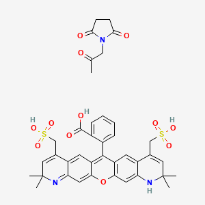 molecular formula C39H39N3O12S2 B11932609 Tfax 568, SE 
