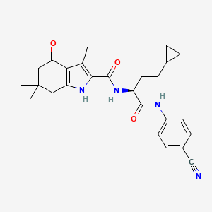molecular formula C26H30N4O3 B11932620 RK-701 