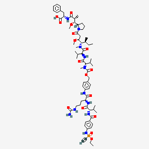 molecular formula C69H102N11O16P B11932653 Amidate-VC-PAB-MMAF 