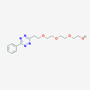 molecular formula C16H22N4O4 B1193270 PEG3 tetrazine 