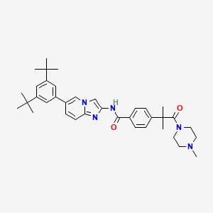 molecular formula C37H47N5O2 B11932743 Clk-IN-T3N 