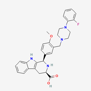molecular formula C30H31FN4O3 B11932751 trans Ned-19 