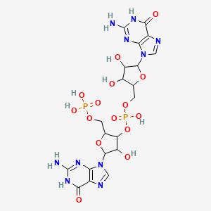 molecular formula C20H26N10O15P2 B11932775 5'-Phosphoguanylyl-(3',5')-guanosine 