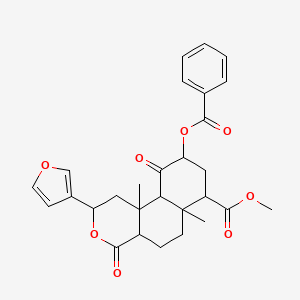 molecular formula C28H30O8 B11932797 BF3DNCA methyl ester 