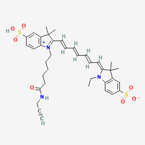 molecular formula C38H45N3O7S2 B11932859 Cy7-YNE 