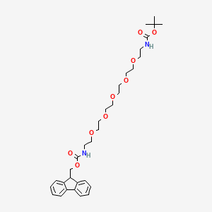 molecular formula C32H46N2O9 B11932871 Fmoc-NH-PEG5-NH-Boc 
