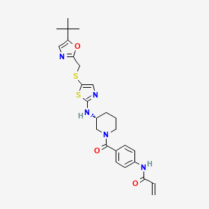 molecular formula C26H31N5O3S2 B11932887 MFH290 