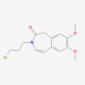 molecular formula C15H18BrNO3 B11932907 Ivabradine impurity 1 