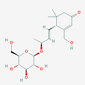 molecular formula C19H30O8 B11932909 Macarangioside D 