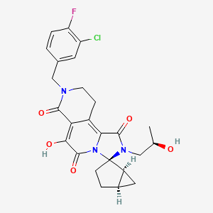 molecular formula C25H25ClFN3O5 B11932917 HIV InSTI-1 