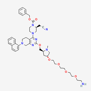 molecular formula C45H58N8O7 B11932951 K-Ras ligand-Linker Conjugate 2 