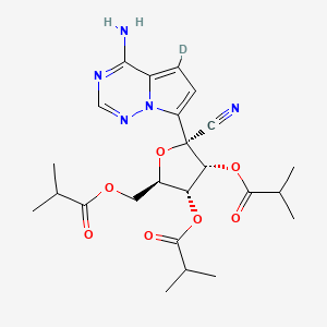 molecular formula C24H31N5O7 B11932992 VV116 CAS No. 2647442-33-7