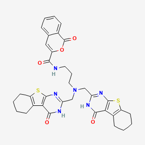 molecular formula C35H34N6O5S2 B11932998 LEM-14-1189 