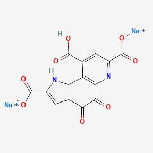 molecular formula C14H4N2Na2O8 B11933021 Pyrroloquinoline quinone (disodium salt) 