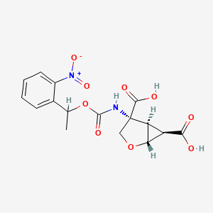 molecular formula C16H16N2O9 B11933063 NPEC-caged-LY379268 
